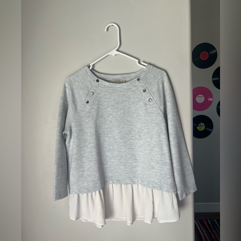 Loft, long sleeve top